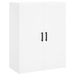 vidaXL Dulap înalt, alb, 69,5x34x180 cm, lemn compozit vidaXL Dulap înalt, alb, 69,5x34x180 cm, lemn compozit