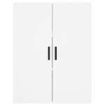 vidaXL Dulap înalt, alb, 69,5x34x180 cm, lemn compozit vidaXL Dulap înalt, alb, 69,5x34x180 cm, lemn compozit