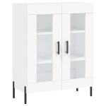 vidaXL Dulap înalt, alb, 69,5x34x180 cm, lemn compozit vidaXL Dulap înalt, alb, 69,5x34x180 cm, lemn compozit