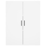 vidaXL Dulap înalt, alb, 69,5x34x180 cm, lemn compozit