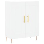 vidaXL Dulap înalt, alb, 69,5x34x180 cm, lemn compozit