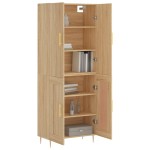 vidaXL Dulap înalt, stejar sonoma, 69,5x34x180 cm, lemn compozit vidaXL Dulap înalt, stejar sonoma, 69,5x34x180 cm, lemn compozit