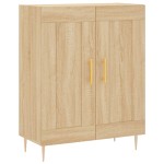 vidaXL Dulap înalt, stejar sonoma, 69,5x34x180 cm, lemn compozit vidaXL Dulap înalt, stejar sonoma, 69,5x34x180 cm, lemn compozit