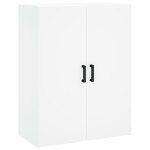 vidaXL Dulap înalt, alb, 69,5x34x180 cm, lemn compozit
