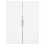 vidaXL Dulap înalt, alb, 69,5x34x180 cm, lemn compozit