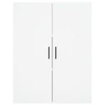 vidaXL Dulap înalt, alb, 69,5x34x180 cm, lemn compozit