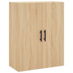 vidaXL Dulap înalt, stejar sonoma, 69,5x34x180 cm, lemn compozit vidaXL Dulap înalt, stejar sonoma, 69,5x34x180 cm, lemn compozit