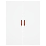 vidaXL Dulap înalt, alb, 69,5x34x180 cm, lemn compozit