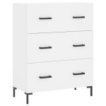 vidaXL Dulap înalt, alb, 69,5x34x180 cm, lemn compozit