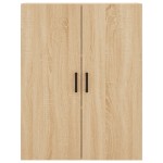 vidaXL Dulap înalt, stejar sonoma, 69,5x34x180 cm, lemn compozit vidaXL Dulap înalt, stejar sonoma, 69,5x34x180 cm, lemn compozit