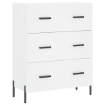 vidaXL Dulap înalt, alb, 69,5x34x180 cm, lemn compozit