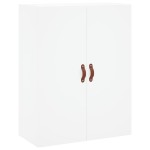vidaXL Dulap înalt, alb, 69,5x34x180 cm, lemn compozit