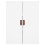 vidaXL Dulap înalt, alb, 69,5x34x180 cm, lemn compozit