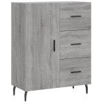 vidaXL Dulap înalt, gri sonoma, 69,5x34x180 cm, lemn compozit