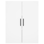 vidaXL Dulap înalt, alb, 69,5x34x180 cm, lemn compozit