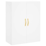 vidaXL Dulap înalt, alb, 69,5x34x180 cm, lemn compozit
