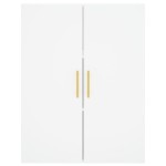vidaXL Dulap înalt, alb, 69,5x34x180 cm, lemn compozit vidaXL Dulap înalt, alb, 69,5x34x180 cm, lemn compozit