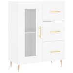 vidaXL Dulap înalt, alb, 69,5x34x180 cm, lemn compozit vidaXL Dulap înalt, alb, 69,5x34x180 cm, lemn compozit