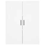 vidaXL Dulap înalt, alb, 69,5x34x180 cm, lemn compozit