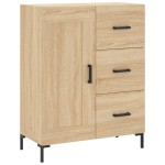 vidaXL Dulap înalt, stejar sonoma, 69,5x34x180 cm, lemn compozit