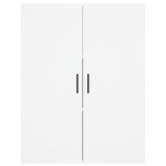 vidaXL Dulap înalt, alb, 69,5x34x180 cm, lemn compozit