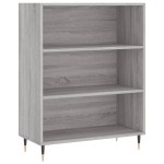 vidaXL Dulap înalt, gri sonoma, 69,5x34x180 cm, lemn compozit