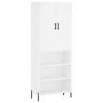 vidaXL Dulap înalt, alb, 69,5x34x180 cm, lemn compozit vidaXL Dulap înalt, alb, 69,5x34x180 cm, lemn compozit