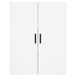 vidaXL Dulap înalt, alb, 69,5x34x180 cm, lemn compozit vidaXL Dulap înalt, alb, 69,5x34x180 cm, lemn compozit