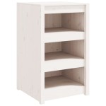 vidaXL Dulapuri de bucătărie de exterior, 2 buc., alb, lemn masiv pin