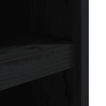 vidaXL Dulapuri de bucătărie de exterior, 2buc., negru, lemn masiv pin vidaXL Dulapuri de bucătărie de exterior, 2buc., negru, lemn masiv pin