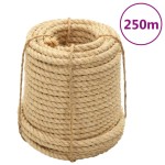 vidaXL Frânghii de sisal, 2 buc., 12 mm, 250 m