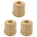 vidaXL Frânghii de sisal, 3 buc., 14 mm