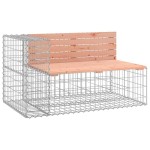 vidaXL Bancă de grădină & coș gabion, lemn masiv Douglas vidaXL Bancă de grădină & coș gabion, lemn masiv Douglas