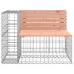 vidaXL Bancă de grădină tip gabion 287x71x65,5 cm, lemn masiv Douglas vidaXL Bancă de grădină tip gabion 287x71x65,5 cm, lemn masiv Douglas