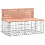 vidaXL Bancă de grădină tip gabion 287x71x65,5 cm, lemn masiv Douglas vidaXL Bancă de grădină tip gabion 287x71x65,5 cm, lemn masiv Douglas