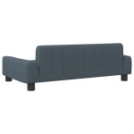 vidaXL Canapea pentru copii, gri închis, 90x53x30 cm, material textil vidaXL Canapea pentru copii, gri închis, 90x53x30 cm, material textil
