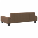vidaXL Canapea pentru copii, maro, 90x53x30 cm, material textil vidaXL Canapea pentru copii, maro, 90x53x30 cm, material textil