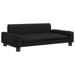 vidaXL Canapea pentru copii, negru, 90x53x30 cm, piele ecologică vidaXL Canapea pentru copii, negru, 90x53x30 cm, piele ecologică