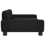 vidaXL Canapea pentru copii, negru, 90x53x30 cm, piele ecologică vidaXL Canapea pentru copii, negru, 90x53x30 cm, piele ecologică