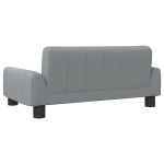 vidaXL Canapea pentru copii, gri, 70x45x30 cm, material textil vidaXL Canapea pentru copii, gri, 70x45x30 cm, material textil