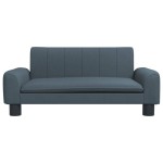 vidaXL Canapea pentru copii, gri, 70x45x30 cm, material textil vidaXL Canapea pentru copii, gri, 70x45x30 cm, material textil
