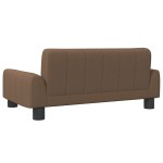vidaXL Canapea pentru copii, maro, 70x45x30 cm, material textil vidaXL Canapea pentru copii, maro, 70x45x30 cm, material textil