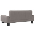 vidaXL Canapea pentru copii, gri taupe, 70x45x30 cm, material textil vidaXL Canapea pentru copii, gri taupe, 70x45x30 cm, material textil