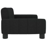 vidaXL Canapea pentru copii, negru, 70x45x30 cm, material textil
