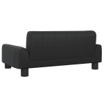 vidaXL Canapea pentru copii, negru, 70x45x30 cm, piele ecologică vidaXL Canapea pentru copii, negru, 70x45x30 cm, piele ecologică