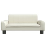 vidaXL Canapea pentru copii, crem, 70x45x30 cm, piele ecologică vidaXL Canapea pentru copii, crem, 70x45x30 cm, piele ecologică