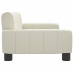 vidaXL Canapea pentru copii, crem, 70x45x30 cm, piele ecologică vidaXL Canapea pentru copii, crem, 70x45x30 cm, piele ecologică