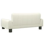 vidaXL Canapea pentru copii, crem, 70x45x30 cm, piele ecologică vidaXL Canapea pentru copii, crem, 70x45x30 cm, piele ecologică