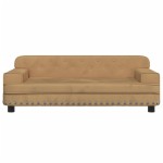 vidaXL Canapea pentru copii, maro, 90x53x30 cm, catifea