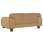vidaXL Canapea pentru copii, maro, 70x45x30 cm, catifea